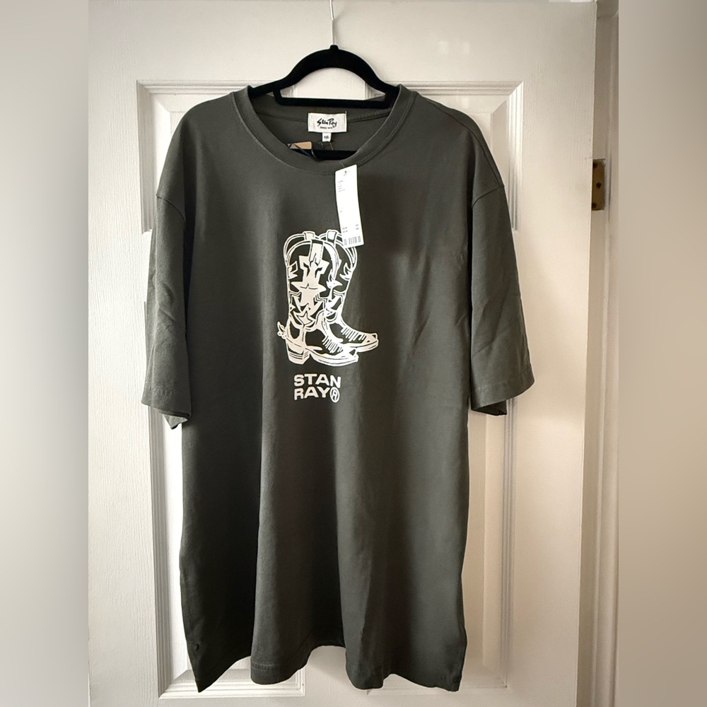 Stan Ray Dark Green Graphic Tee